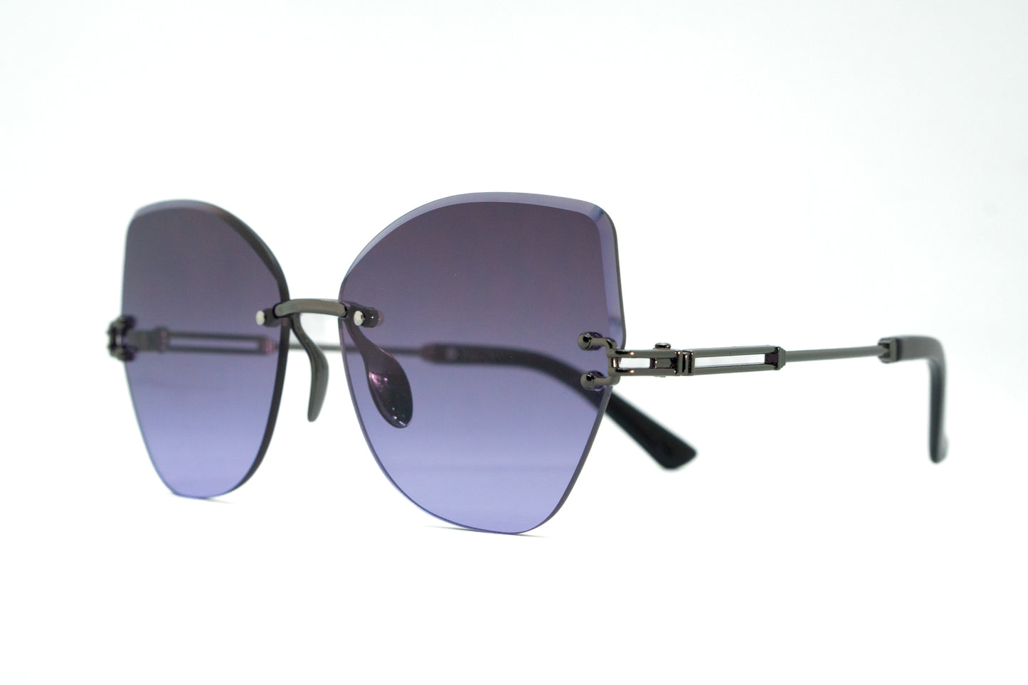 308. Celebrity Rimless diamond cut UV400 Retina protected cooling glass