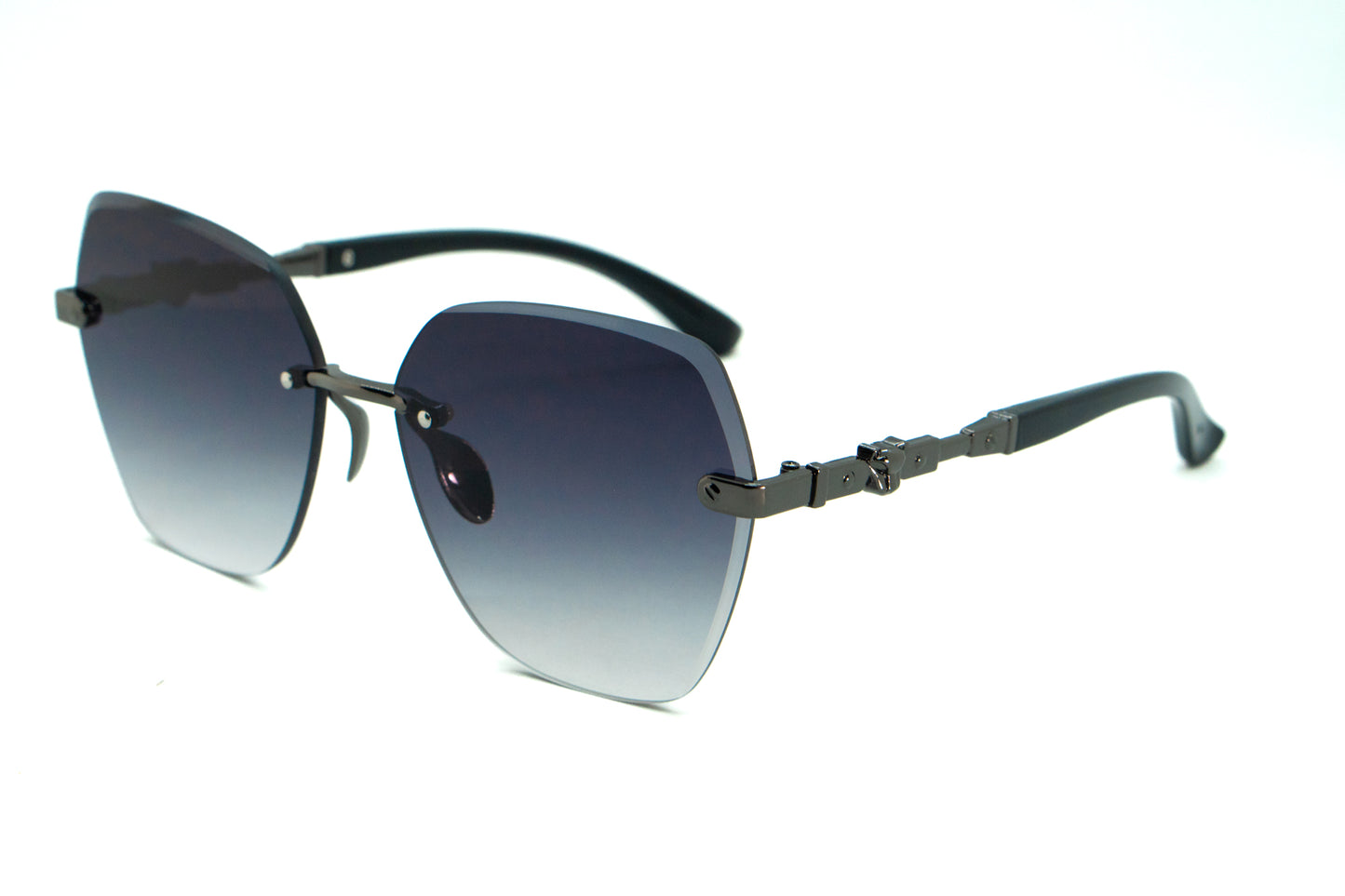 319. Celebrity Rimless diamond cut UV400 Retina protected cooling glass