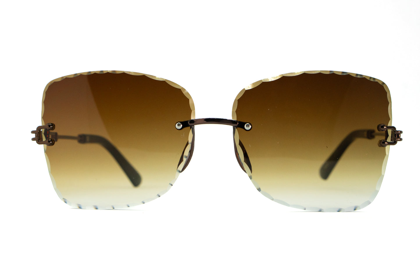 277. Celebrity Rimless diamond cut UV400 Retina protected cooling glass