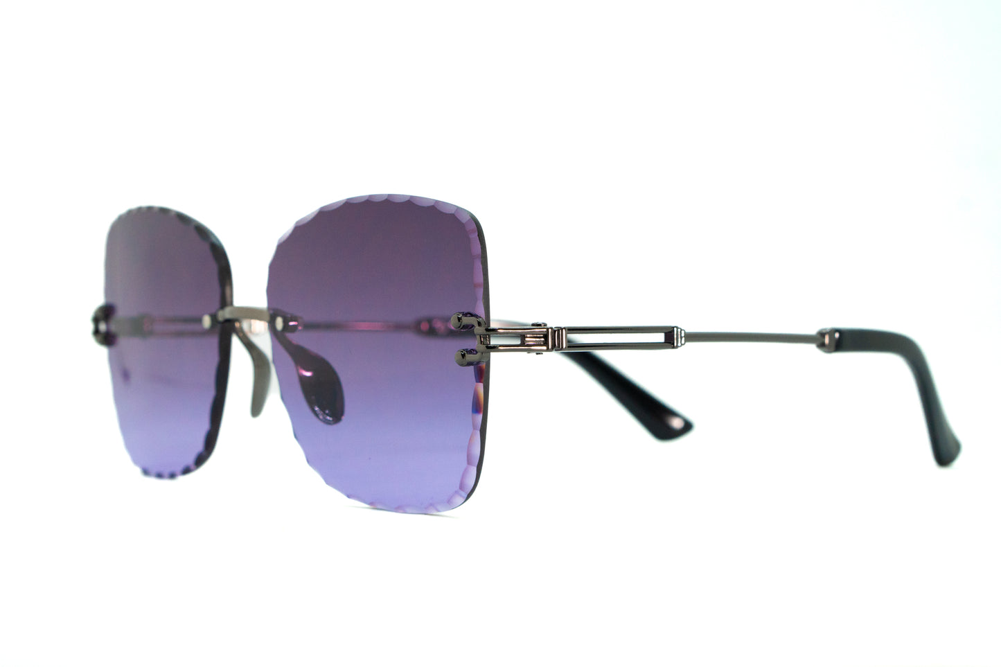 276. Celebrity Rimless diamond cut UV400 Retina protected cooling glass