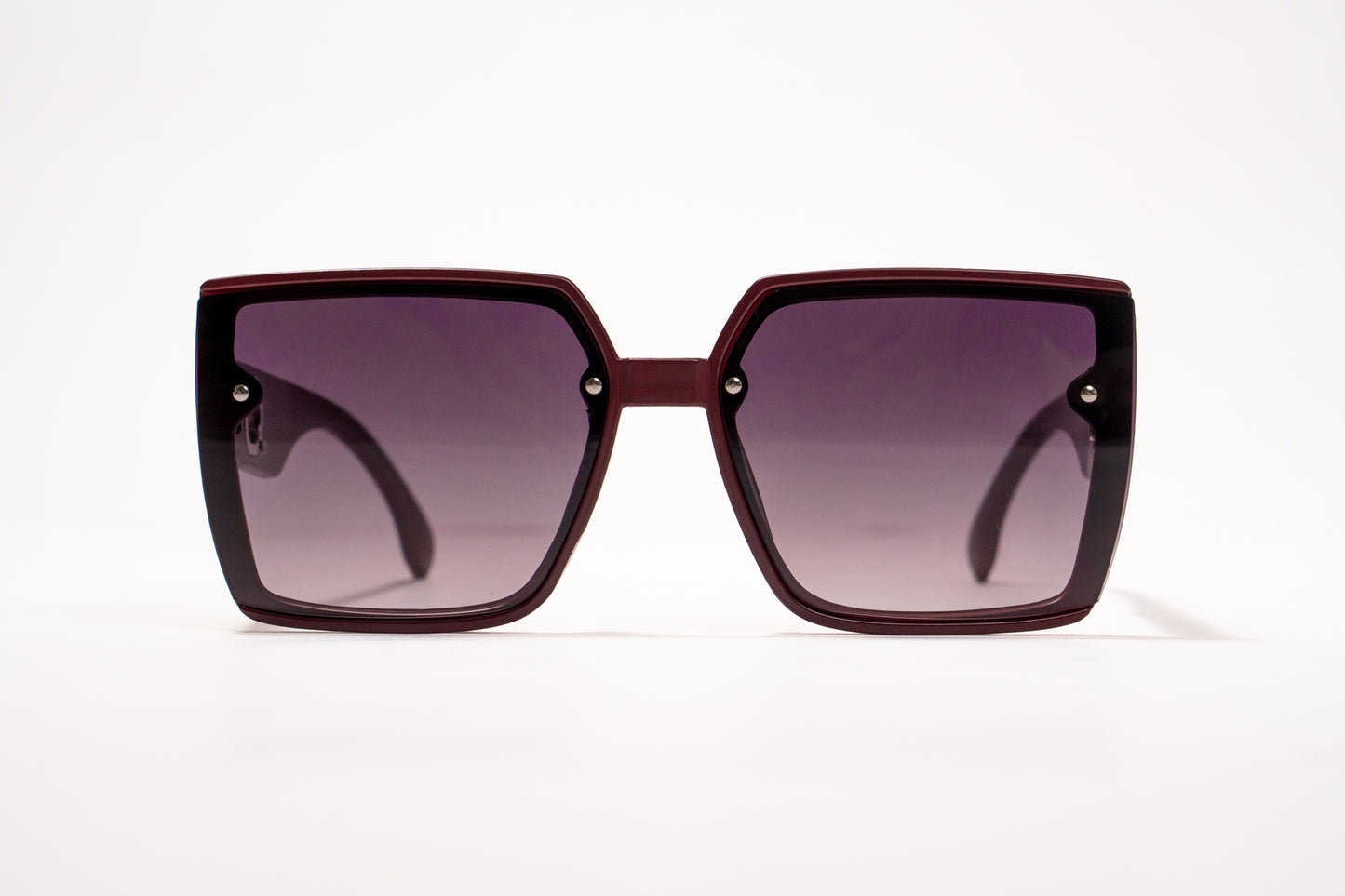 498. Square marron Celebrity UV400 Retina protected cooling glass