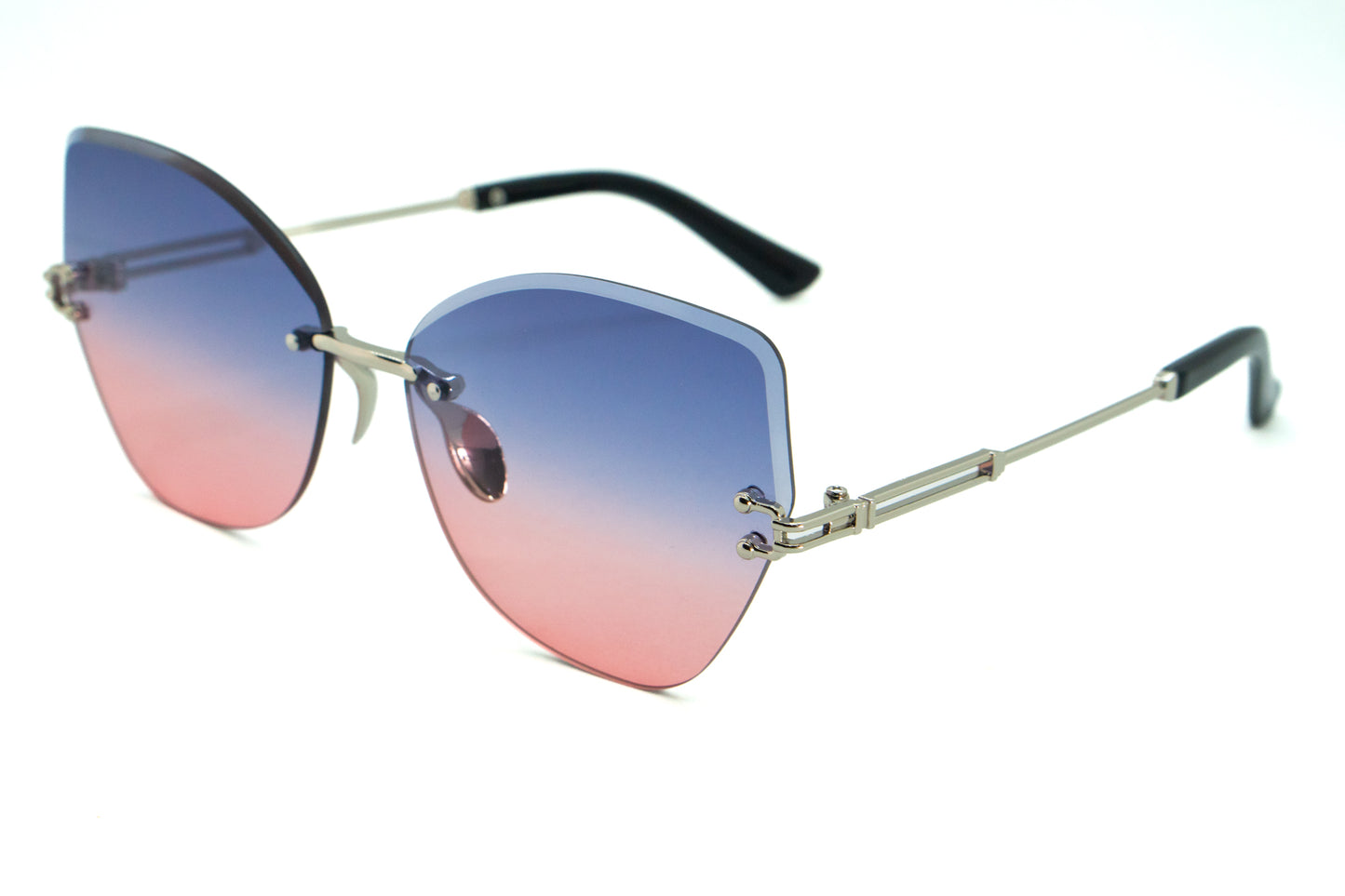 303. Celebrity Rimless diamond cut UV400 Retina protected cooling glass