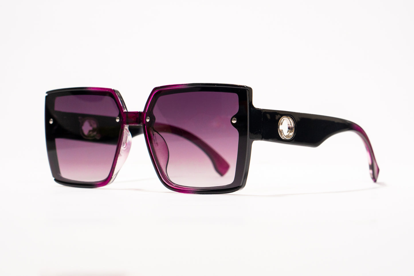 499. Square purple Celebrity UV400 Retina protected cooling glass