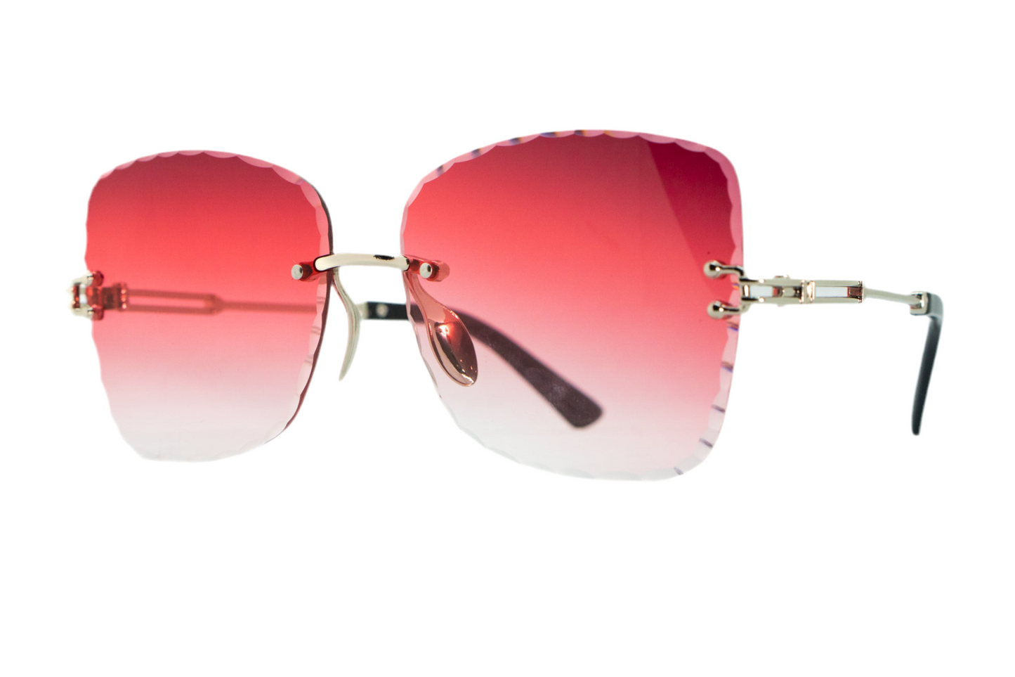 274. Celebrity Rimless diamond cut UV400 Retina protected cooling glass