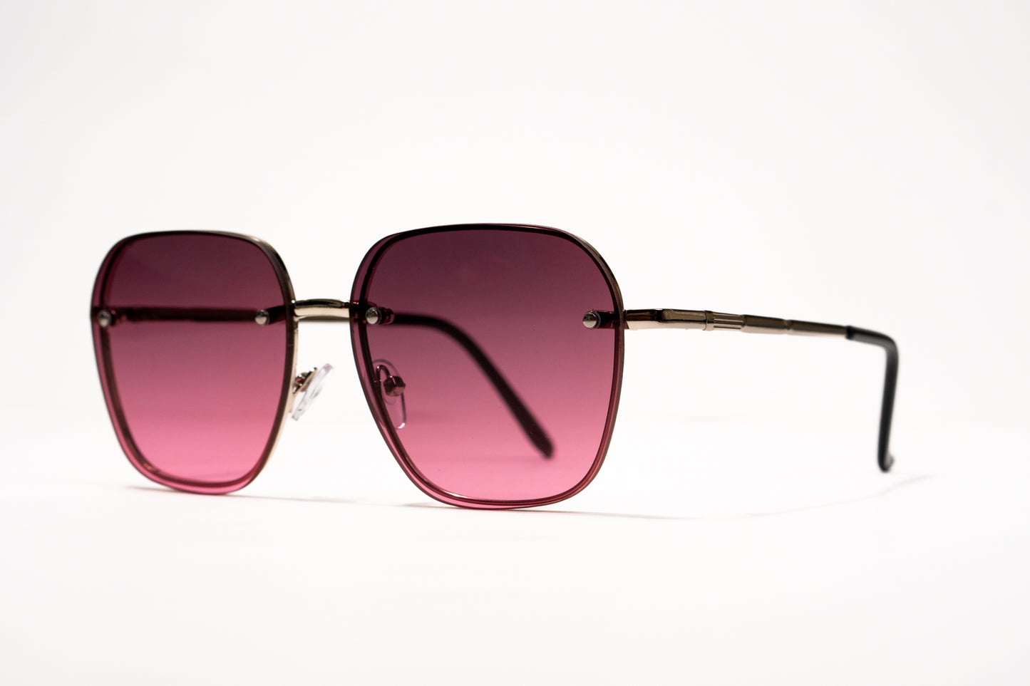589. Celebrity metal body Rimless UV400 Retina protected cooling glass