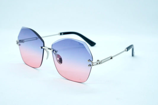 352. Celebrity Rimless diamond cut UV400 Retina protected cooling glass