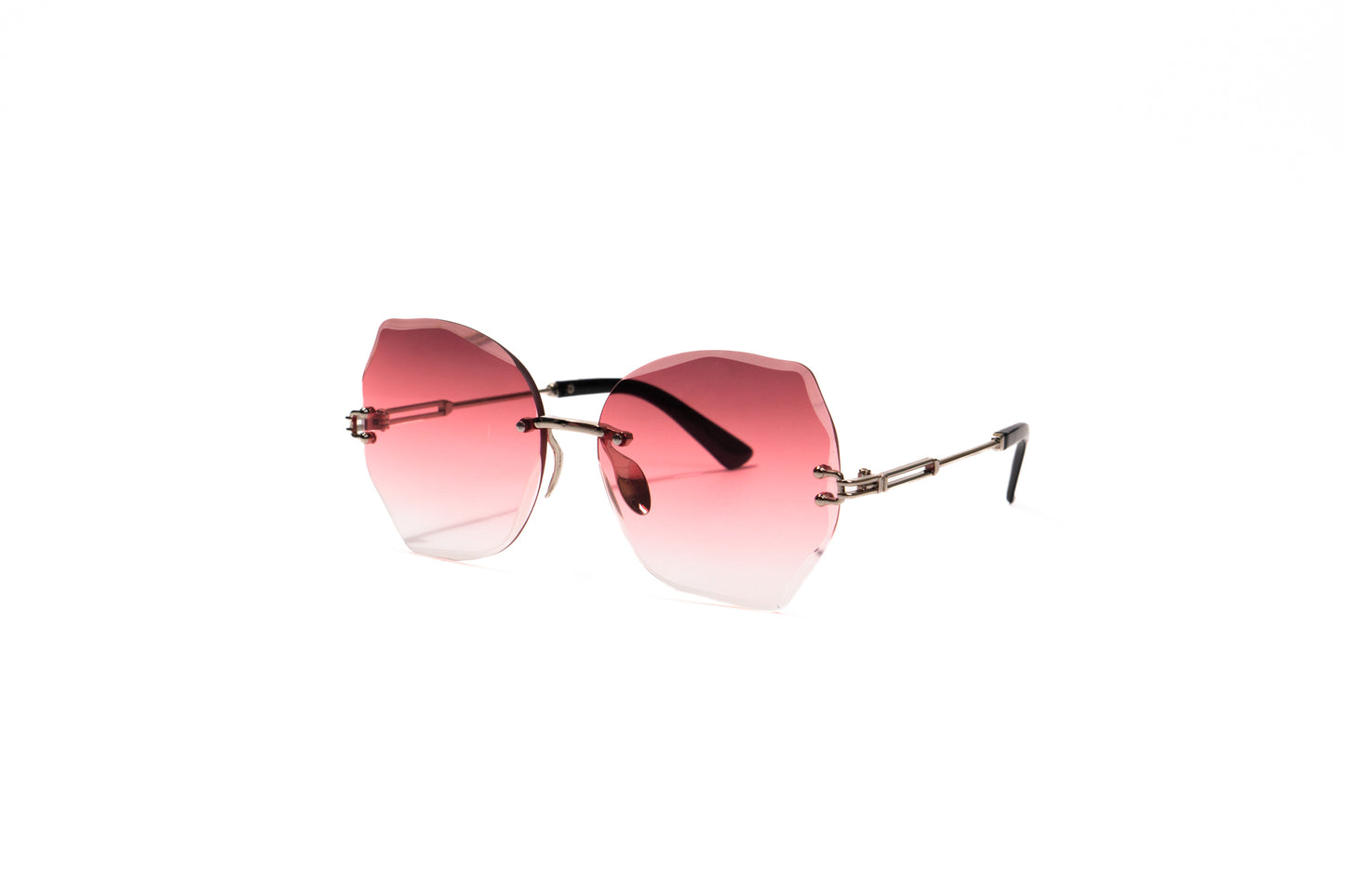 692. Celebrity Rimless diamond cut UV400 Retina protected cooling glass