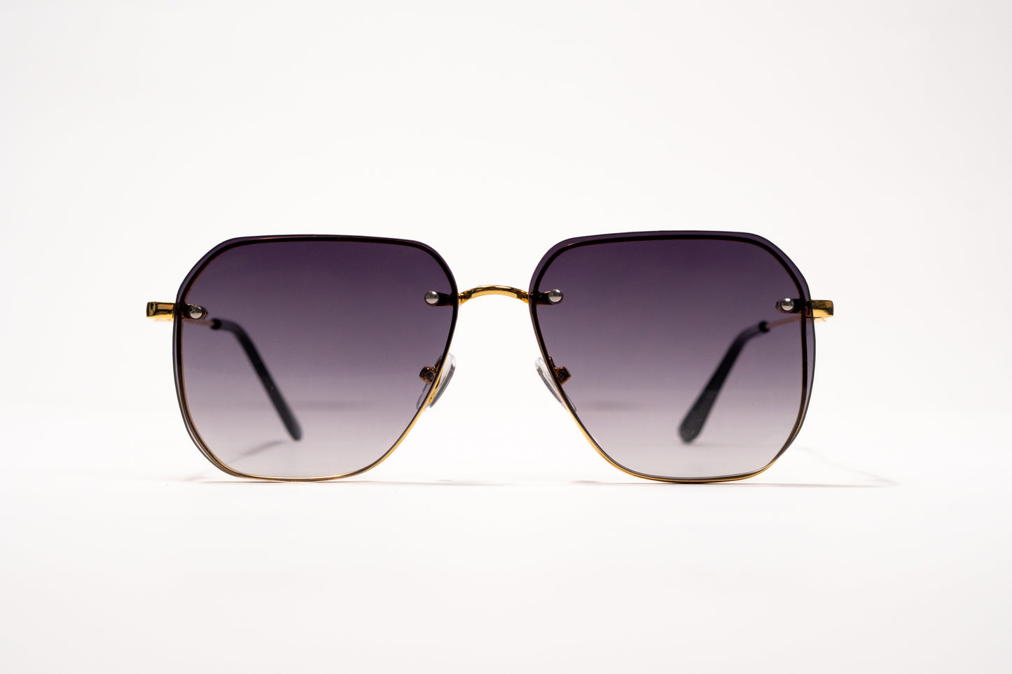 612. Mens Celebrity metal body Rimless UV400 Retina protected cooling glass