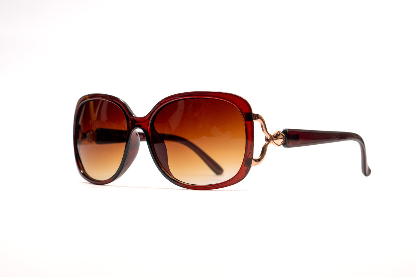 546. Butterfly Primium brown Celebrity UV400 Retina protected cooling glass