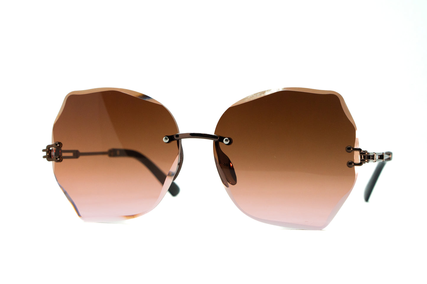 262. Celebrity Rimless diamond cut UV400 Retina protected cooling glass