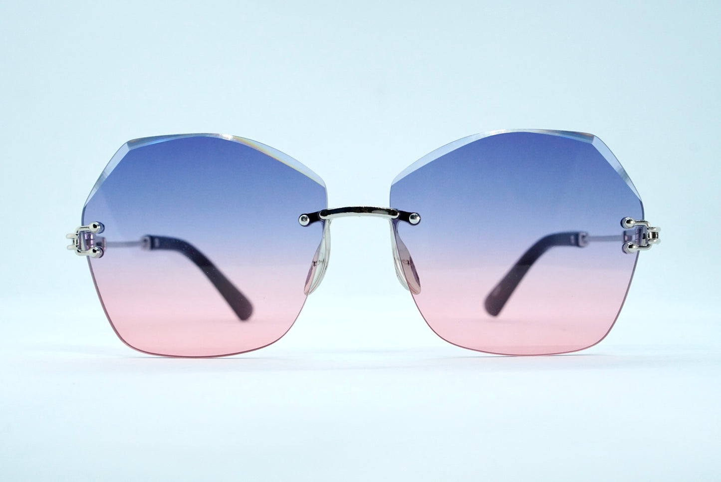 352. Celebrity Rimless diamond cut UV400 Retina protected cooling glass