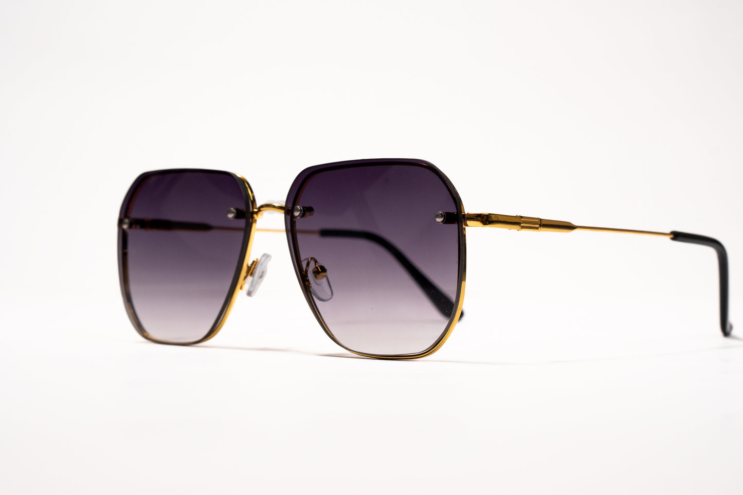 612. Mens Celebrity metal body Rimless UV400 Retina protected cooling glass