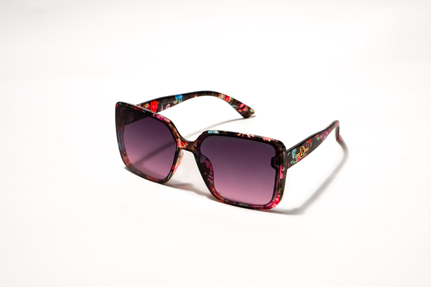 578.Square Primium floral Celebrity UV400 Retina protected cooling glass