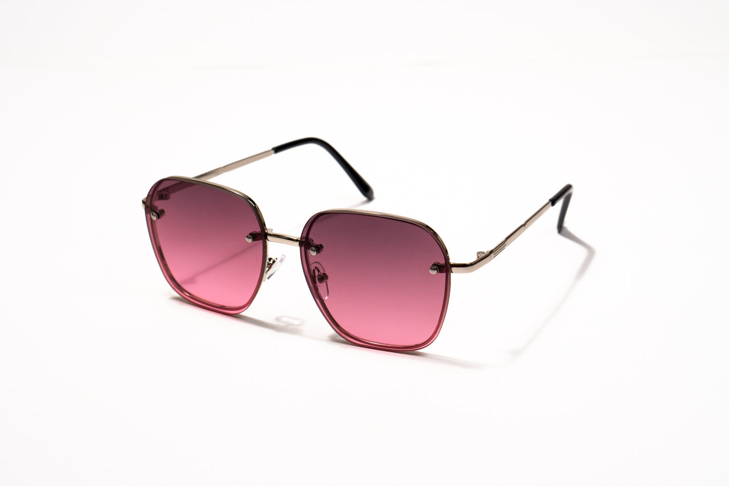 589. Celebrity metal body Rimless UV400 Retina protected cooling glass