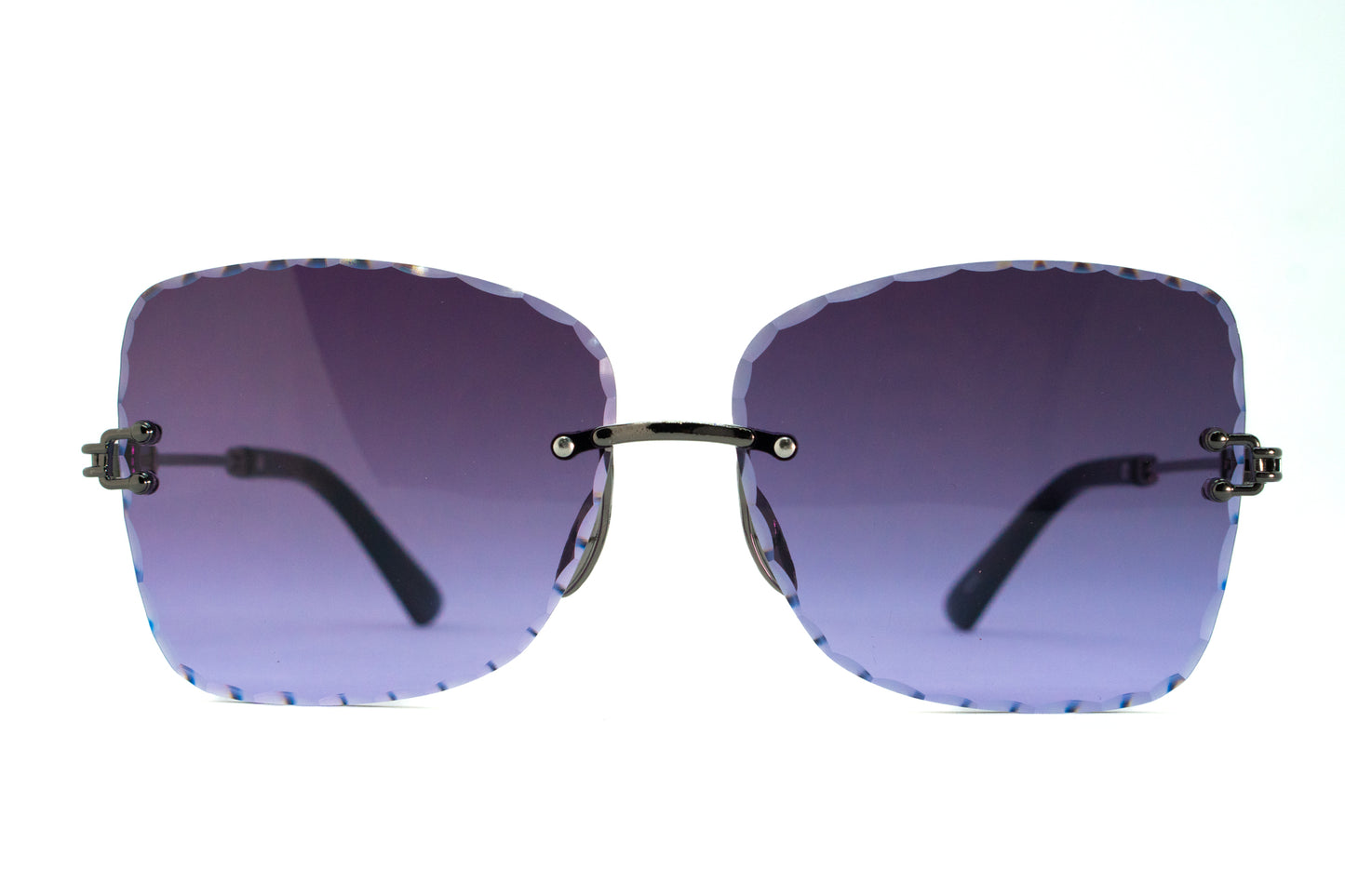 276. Celebrity Rimless diamond cut UV400 Retina protected cooling glass