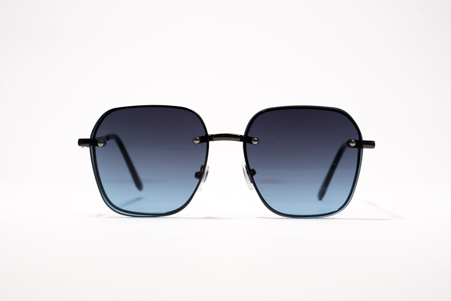 585. Celebrity metal body Rimless UV400 Retina protected cooling glass