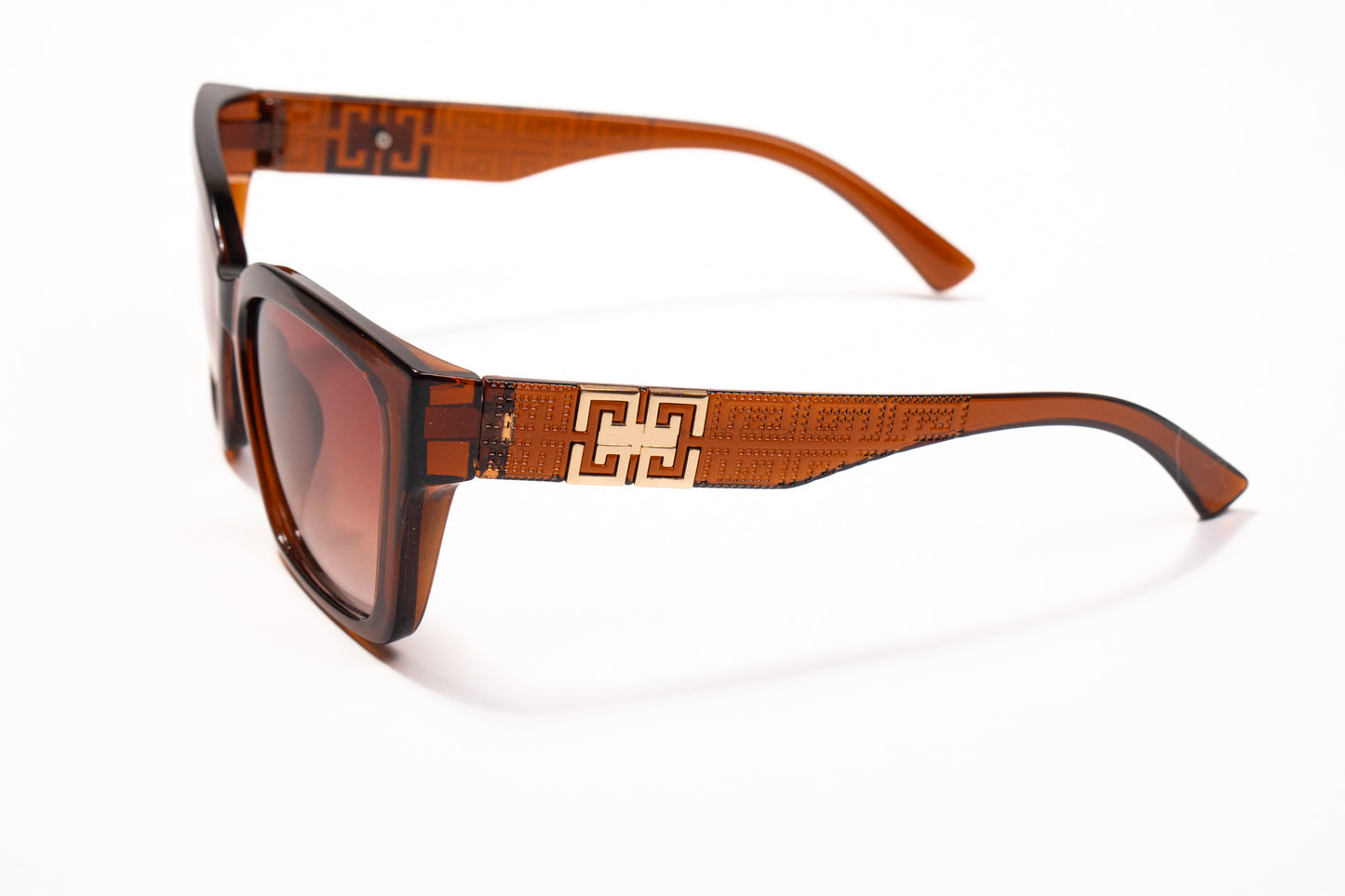 629. Square premium brown Celebrity UV400 Retina protected cooling glass
