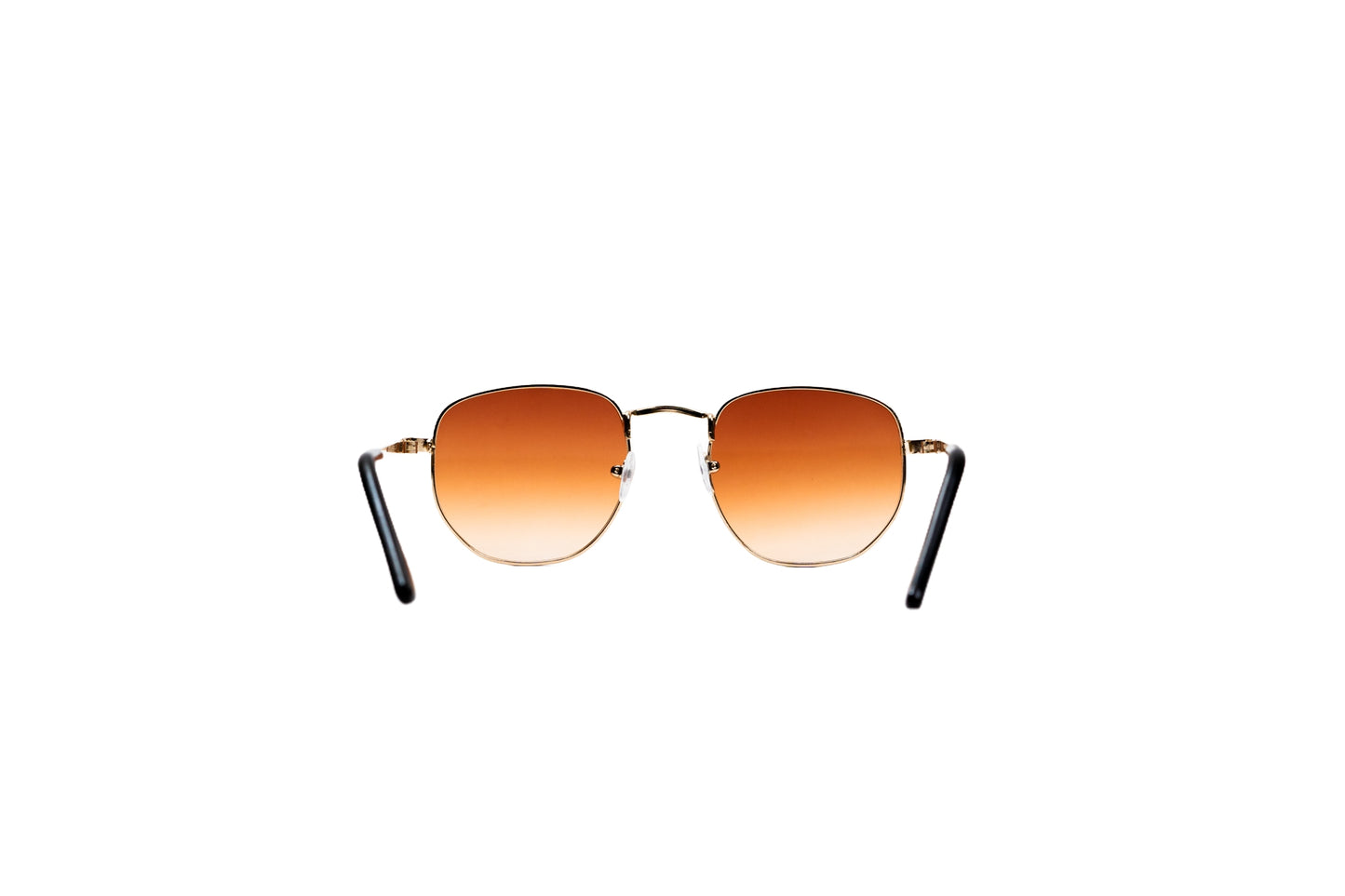 957. Unisex pentagon metal sunglass UV400 Retina protected cooling glass