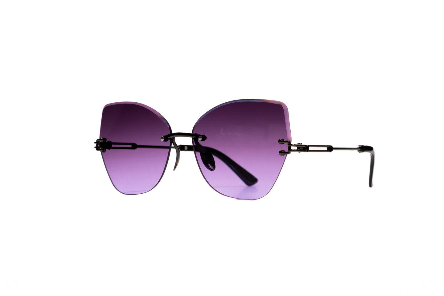 648. Celebrity Rimless diamond cut UV400 Retina protected cooling glass