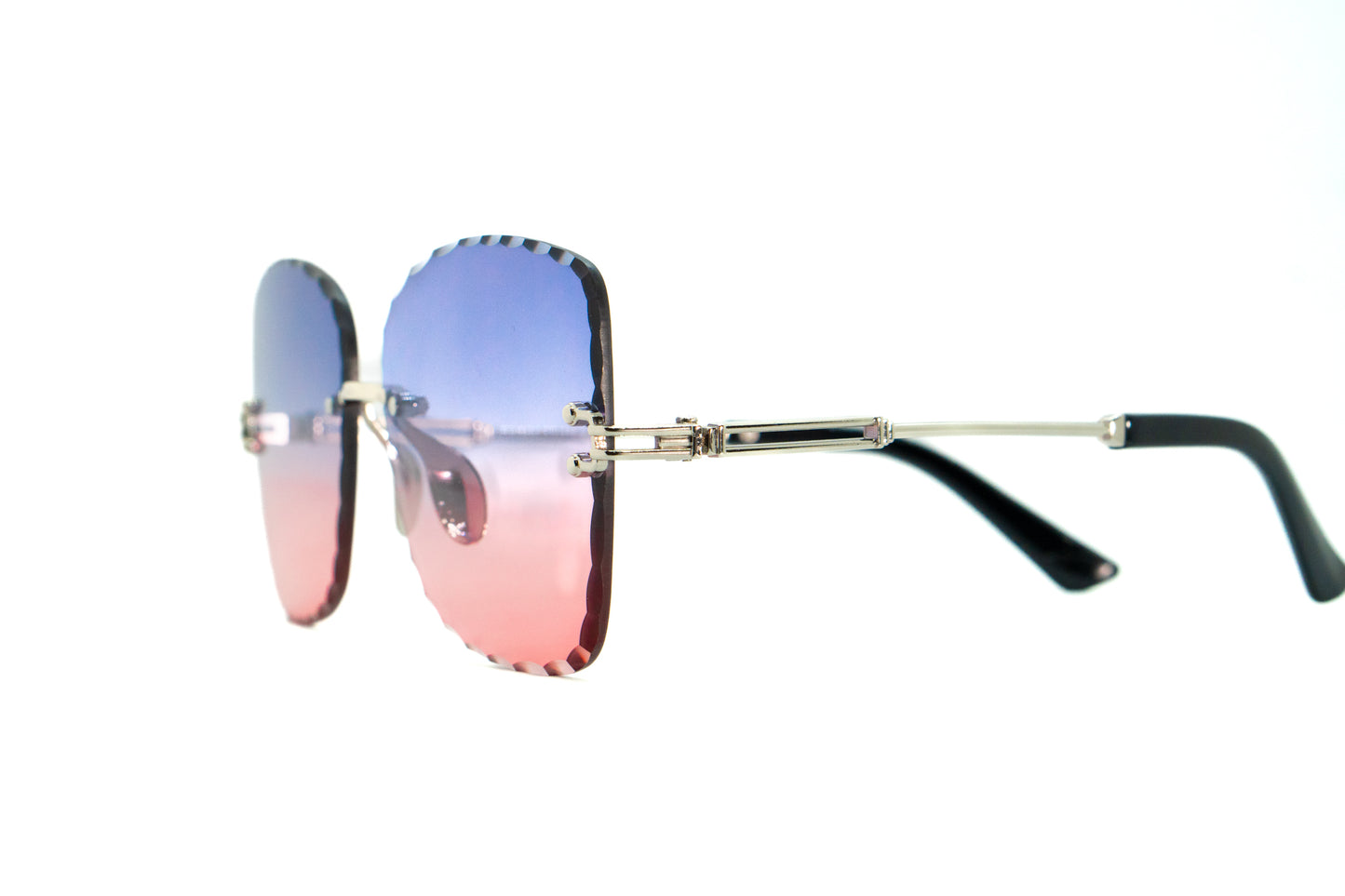 278. Celebrity Rimless diamond cut UV400 Retina protected cooling glass