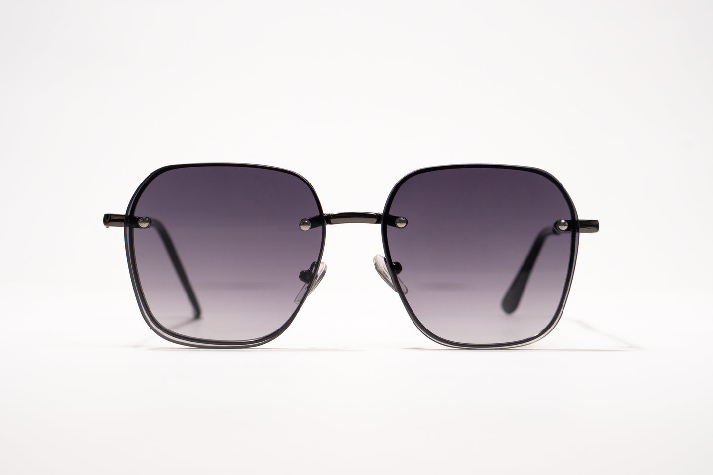 583. Celebrity metal body Rimless UV400 Retina protected cooling glass