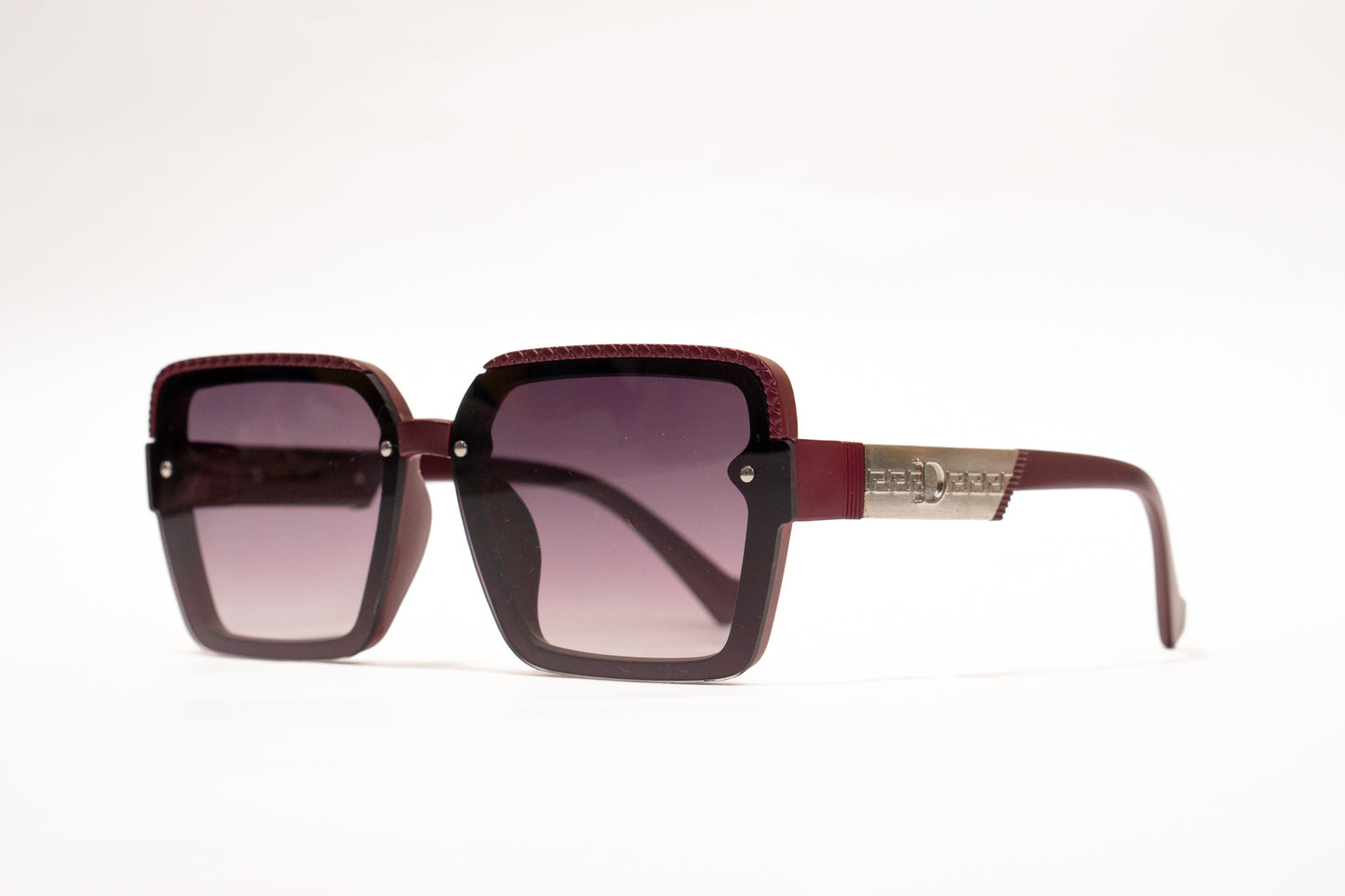 524.Square marron Celebrity UV400 Retina protected cooling glass