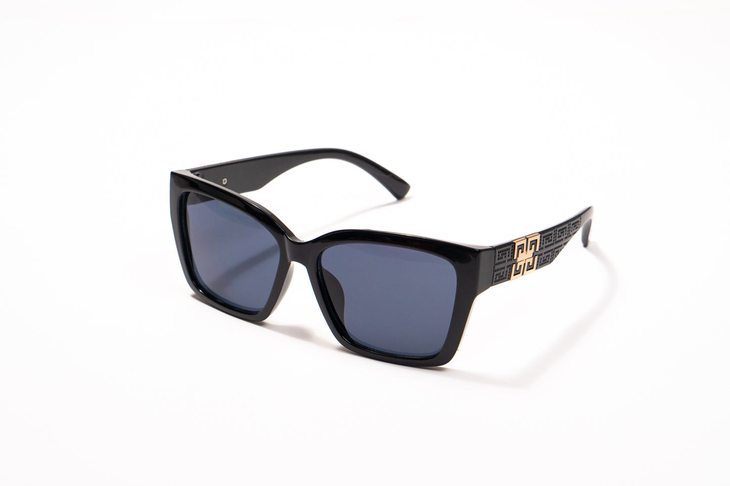 632. Square premium black Celebrity UV400 Retina protected cooling glass