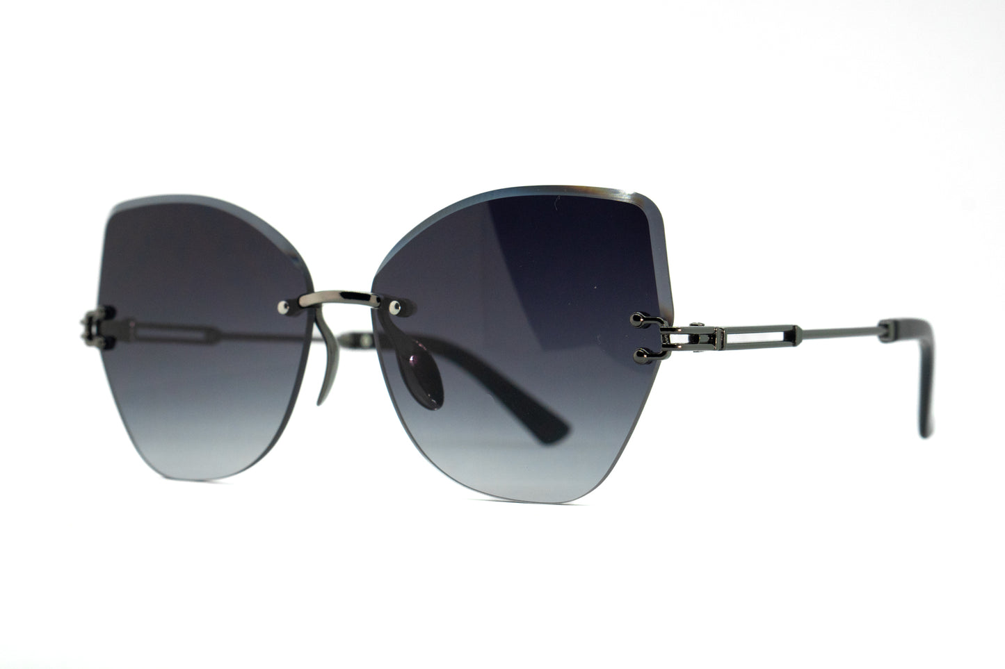 307. Celebrity Rimless diamond cut UV400 Retina protected cooling glass