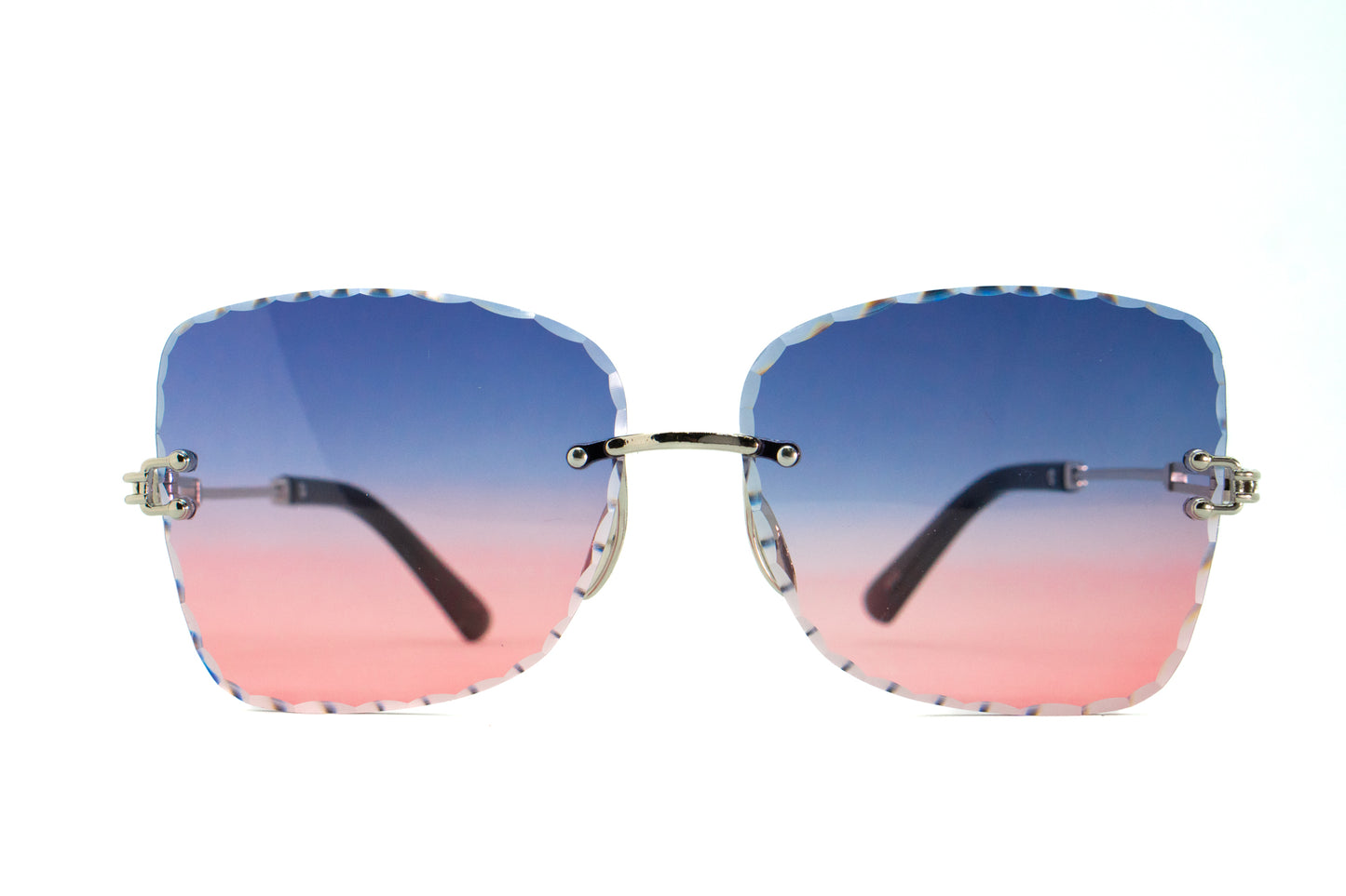 278. Celebrity Rimless diamond cut UV400 Retina protected cooling glass