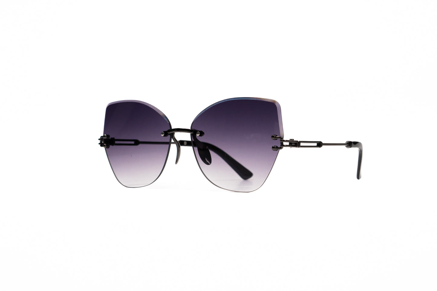 647. Celebrity Rimless diamond cut UV400 Retina protected cooling glass