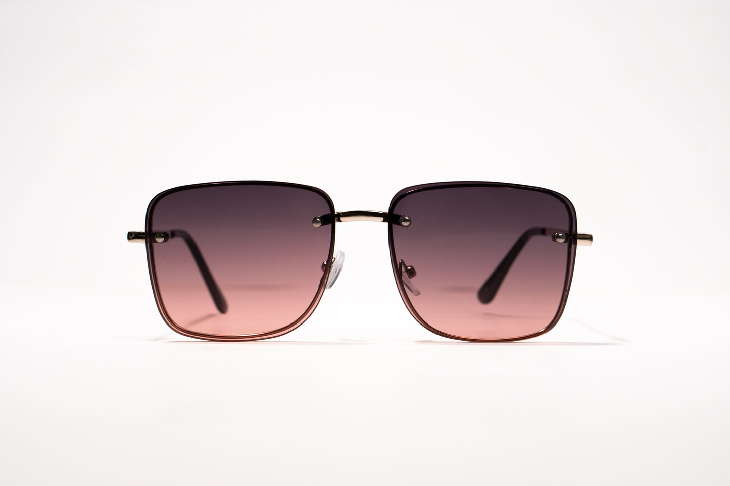 582. Celebrity metal body Rimless UV400 Retina protected cooling glass