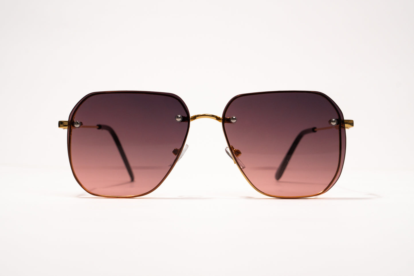 610. Mens Celebrity metal body Rimless UV400 Retina protected cooling glass