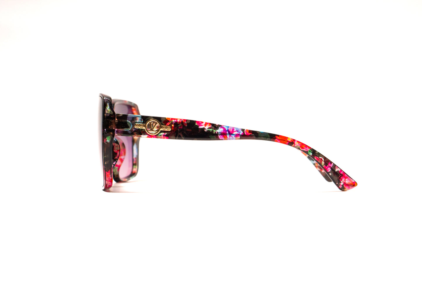 578.Square Primium floral Celebrity UV400 Retina protected cooling glass