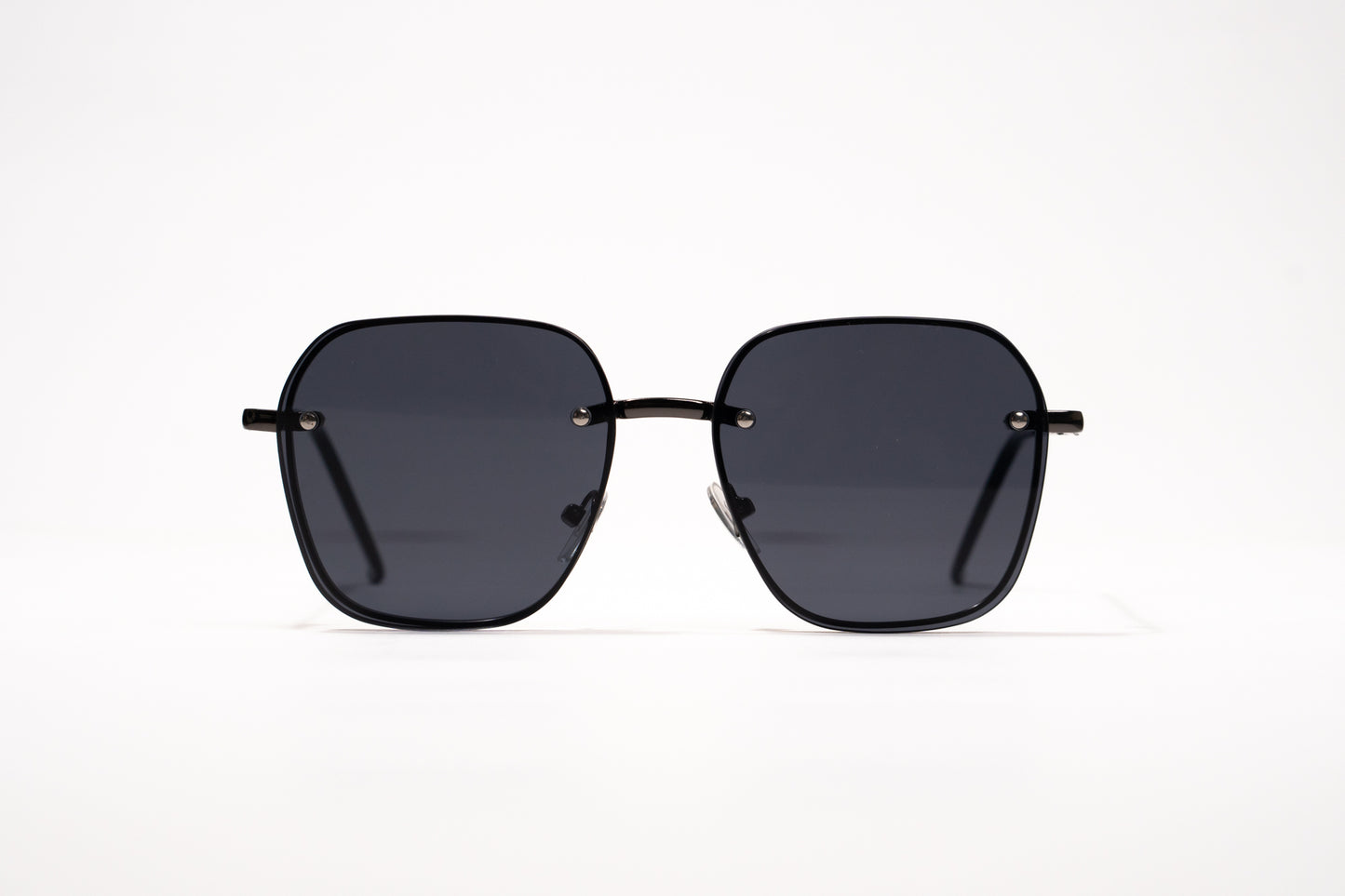 588. Celebrity metal body Rimless UV400 Retina protected cooling glass