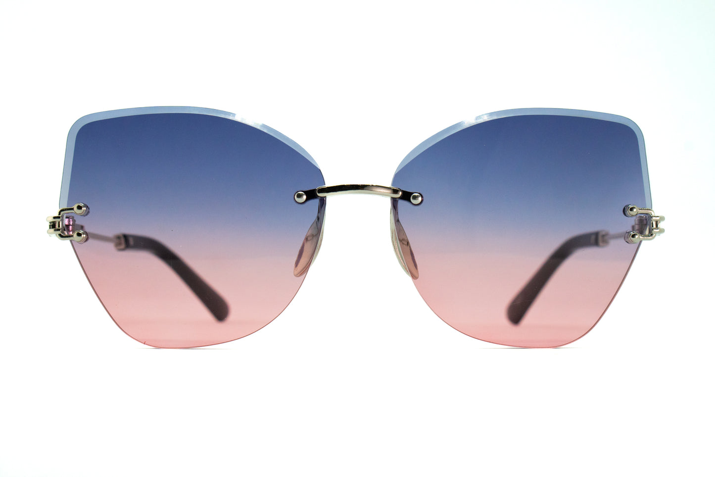 303. Celebrity Rimless diamond cut UV400 Retina protected cooling glass