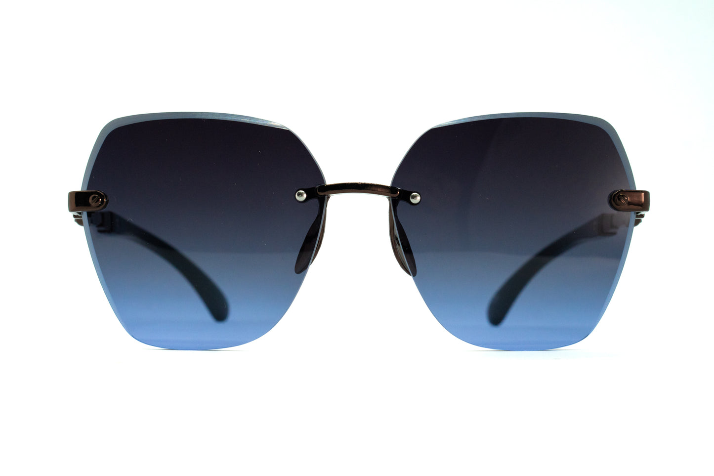 320. Celebrity Rimless diamond cut UV400 Retina protected cooling glass