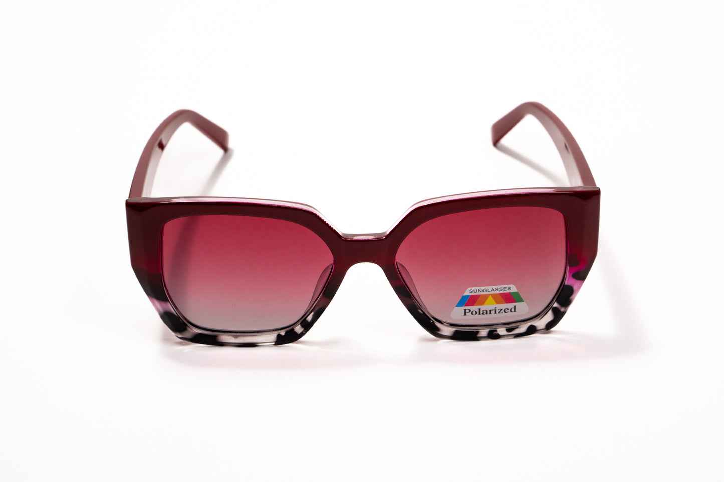 622. Hexagon polarized luxe marron Celebrity UV400 Retina protected cooling glass