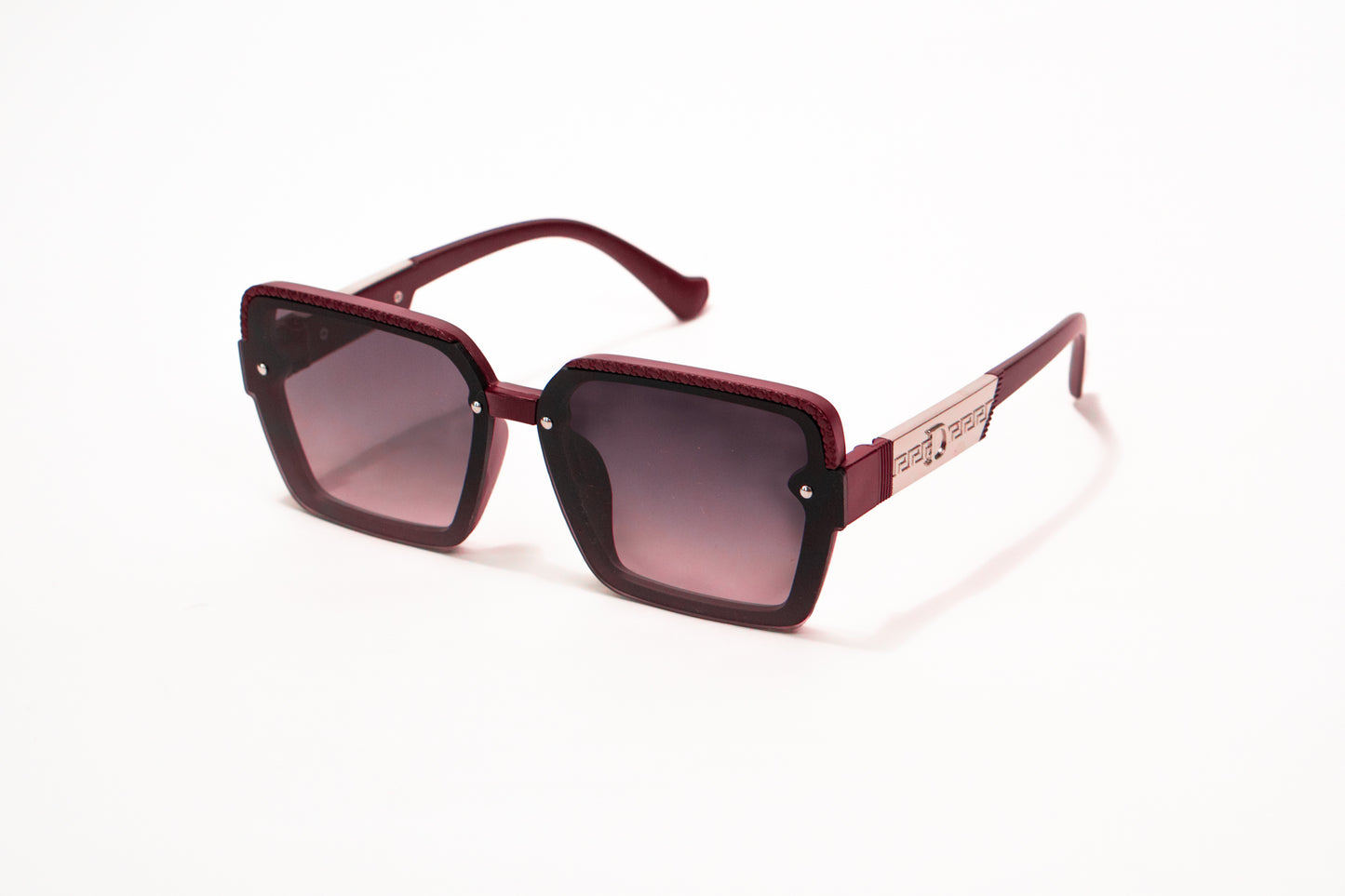524.Square marron Celebrity UV400 Retina protected cooling glass