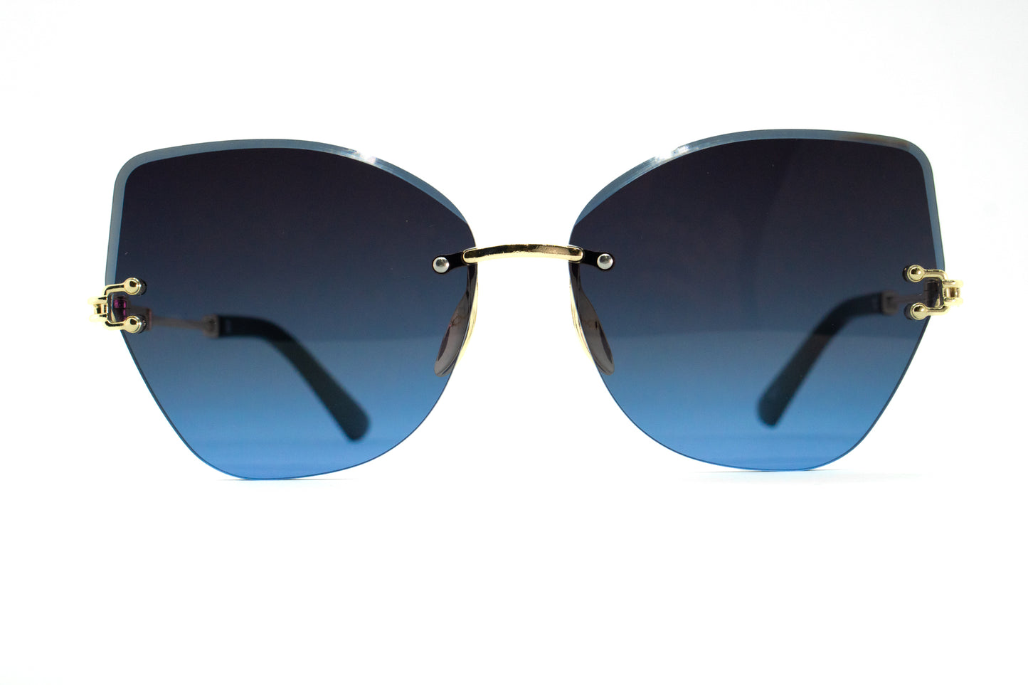 305. Celebrity Rimless diamond cut UV400 Retina protected cooling glass