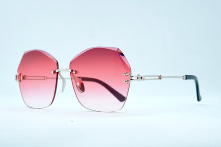 347. Celebrity Rimless diamond cut UV400 Retina protected cooling glass