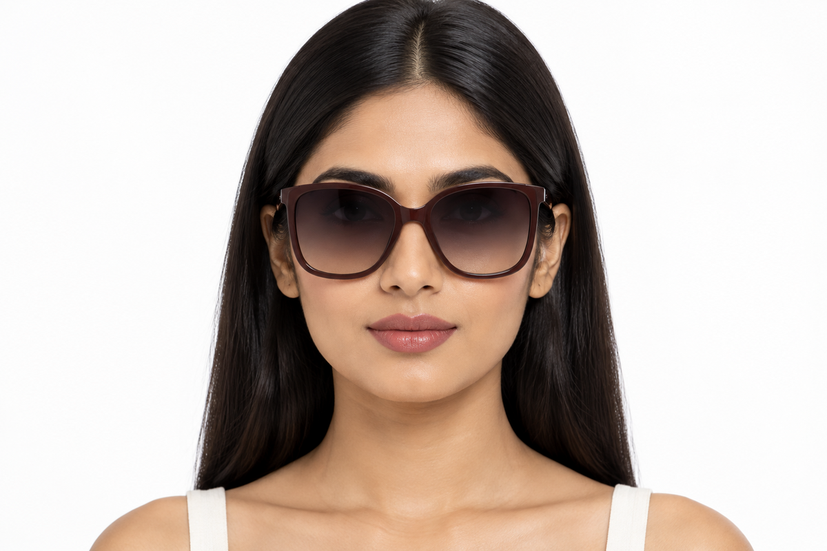 Q181B. Celebrity cat eye sunglasses UV400 Retina protected cooling glass