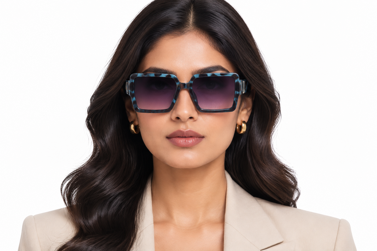 Q183H. Celebrity cat eye sunglasses UV400 Retina protected cooling glass