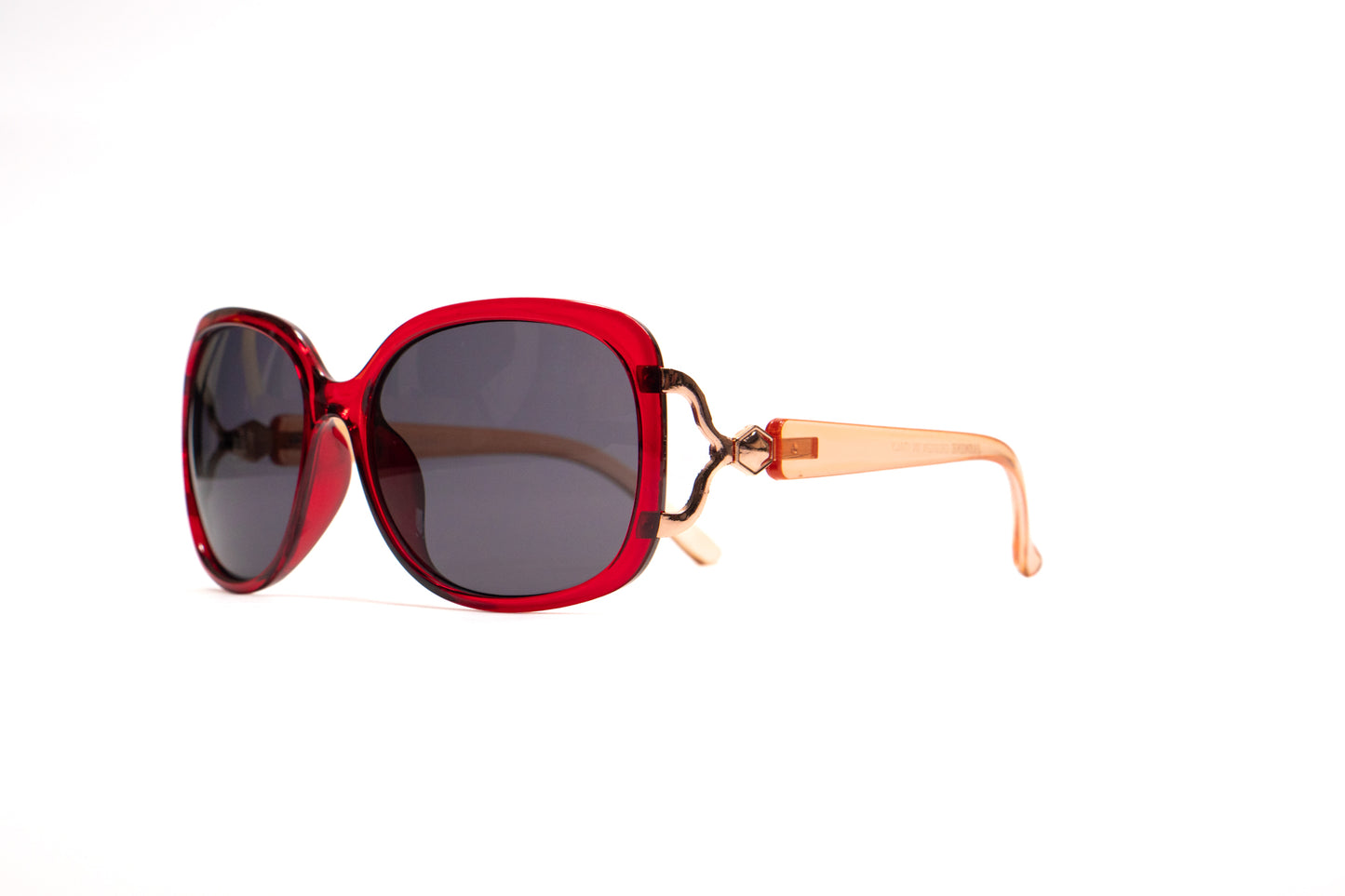 552. Butterfly Primium red peach Celebrity UV400 Retina protected cooling glass