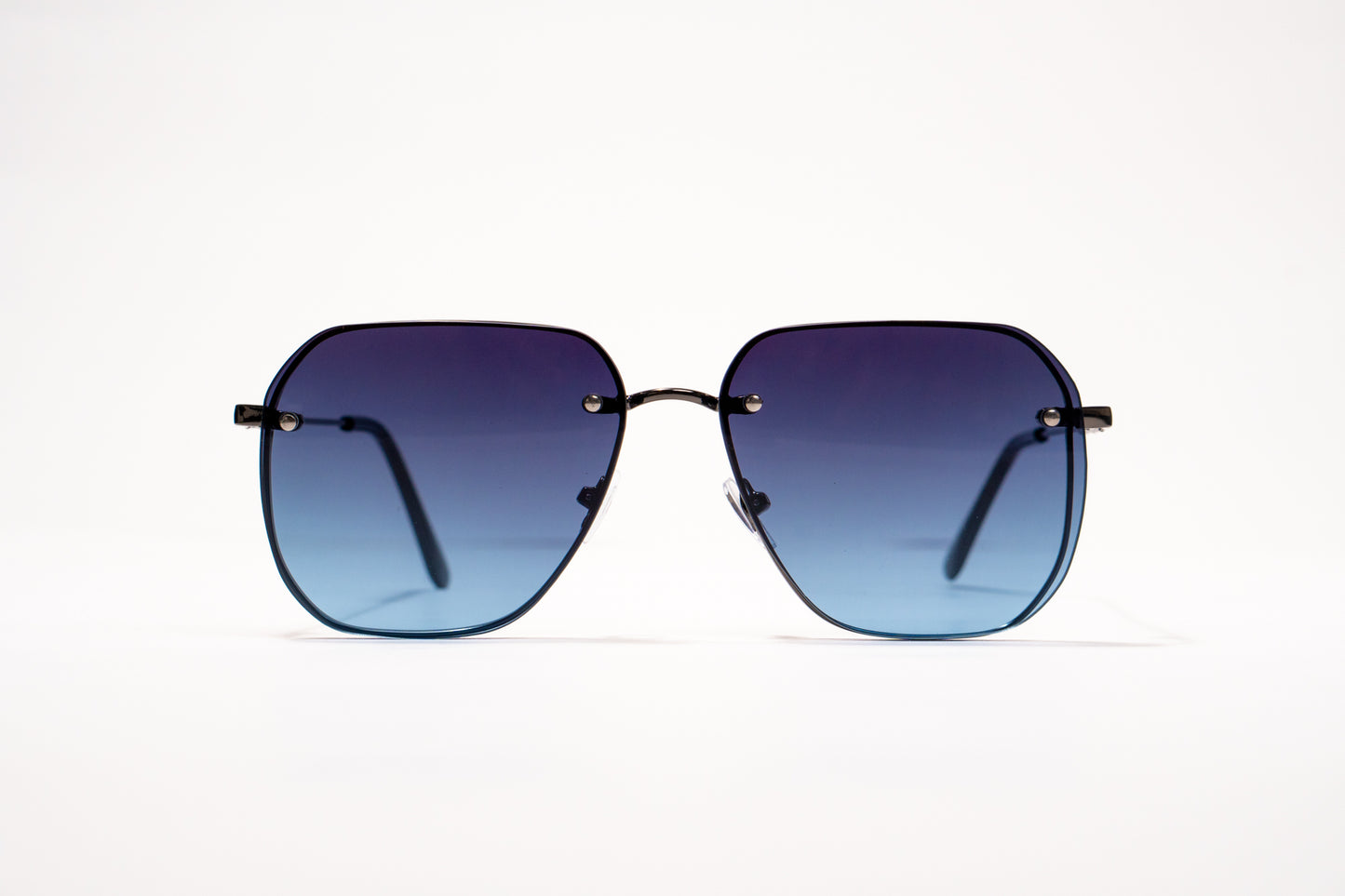 611. Mens Celebrity metal body Rimless UV400 Retina protected cooling glass