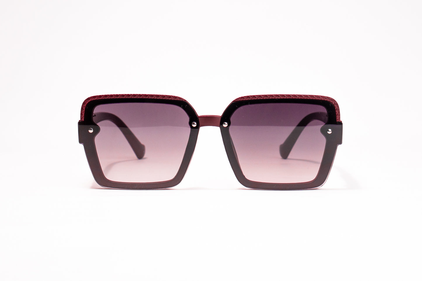524.Square marron Celebrity UV400 Retina protected cooling glass