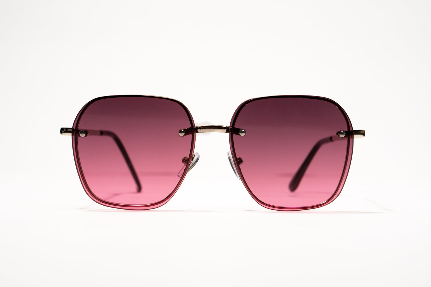 589. Celebrity metal body Rimless UV400 Retina protected cooling glass
