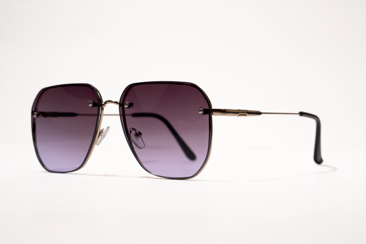 615. Mens Celebrity metal body Rimless UV400 Retina protected cooling glass