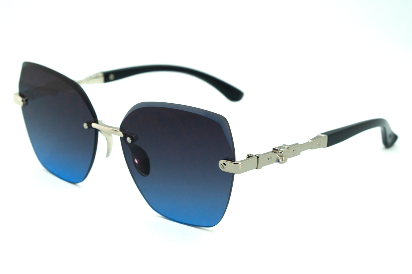 337. Celebrity Rimless diamond cut UV400 Retina protected cooling glass