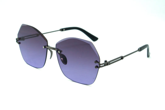 350. Celebrity Rimless diamond cut UV400 Retina protected cooling glass