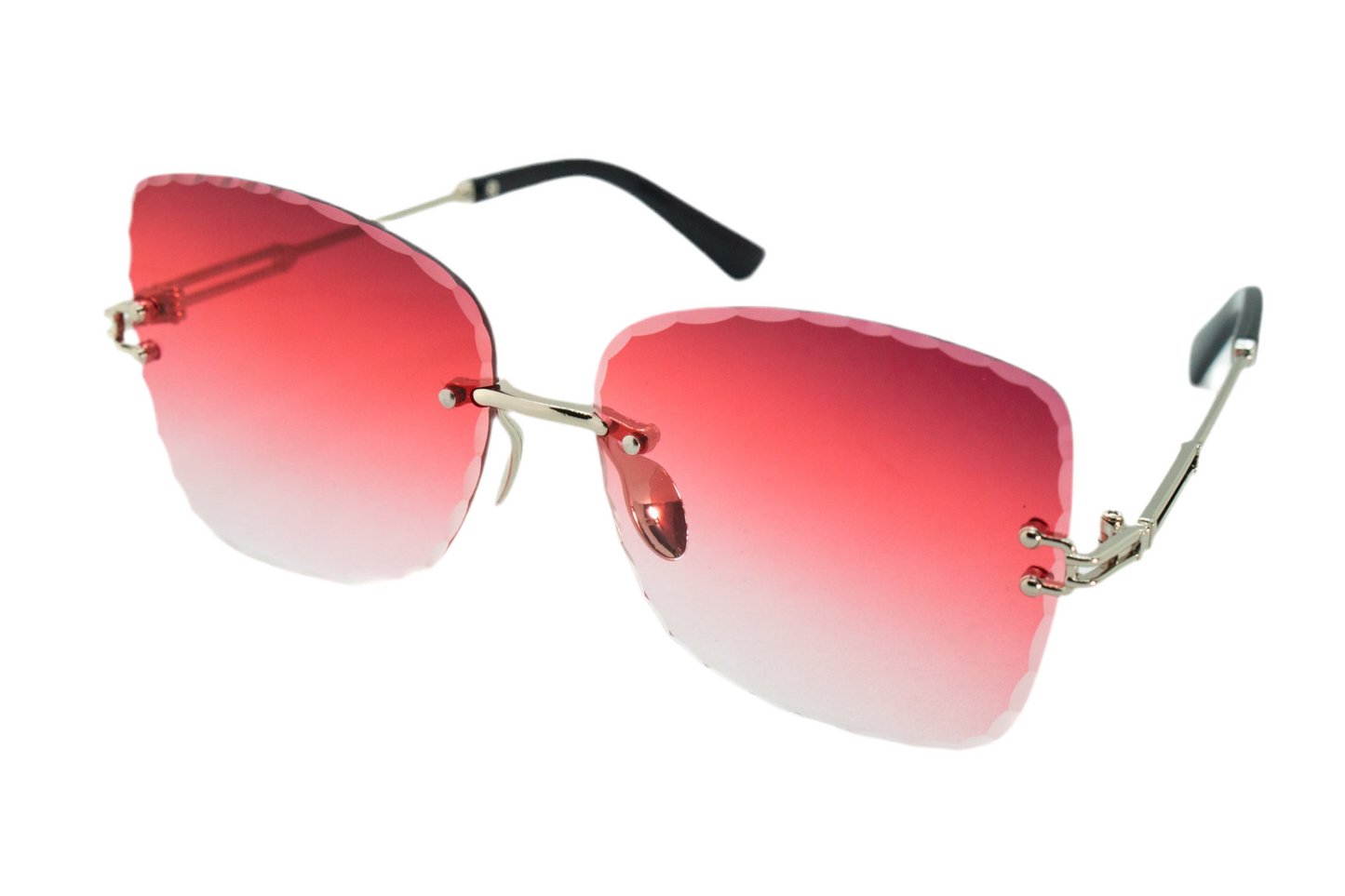 274. Celebrity Rimless diamond cut UV400 Retina protected cooling glass